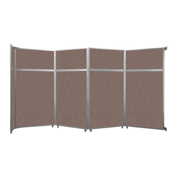 Operable Wall Folding Room Divider 15'7" x 8'5-1/4" Latte Fabric